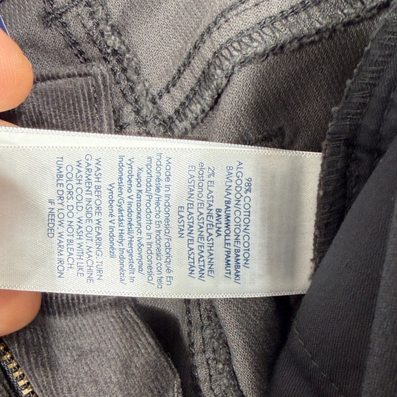 Chaps charcoal Straight Leg Pants - Picture 9 of 11